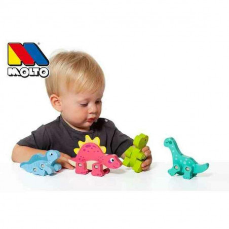 Set Dinosaurier Moltó 21295 4 Stücke