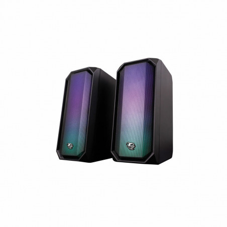 Haut-parleurs pour jeu CoolBox DG-ALB-R205 Noir 3 W 6 W 4 W