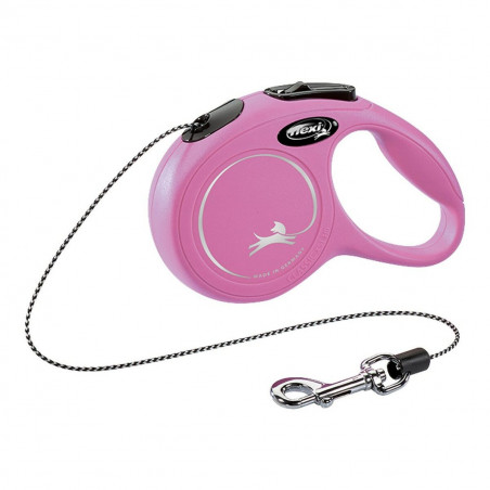 Laisse pour chat Zalman NEW CLASSIC Rose XS 3 m