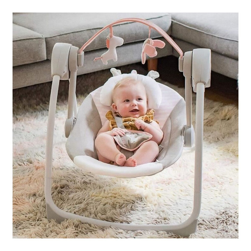 Mecedora Ingenuity Compact Swing - Flora Rosa claro