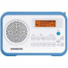 Radio Sangean PRD18W Azzurro Ambra Azzurro/Bianco
