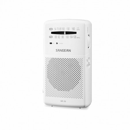 Radio Sangean SR35W BLANCO Weiß Schwarz