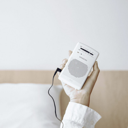 Radio Sangean SR35W BLANCO Blanc Noir