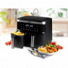Friggitrice ad Aria DOMO Nero 2850 W 8 L