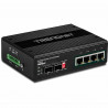 Switch Trendnet TI-UPG62 RJ-45 SFP Negro