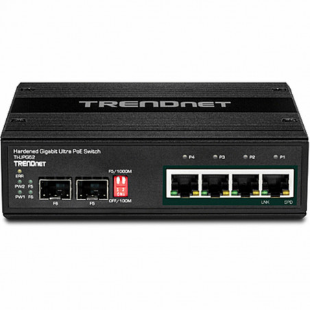 Switch Trendnet TI-UPG62 RJ-45 SFP Noir