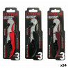 Corkscrew with foil cutter and bottle opener Cuyfor 8423607130017 12,5 x 2,5 cm (24 Units) (12,5 x 2,5 cm)