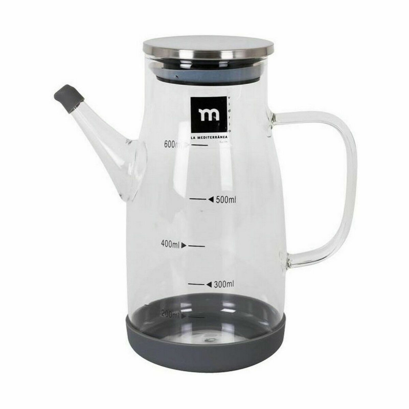 Oliera La Mediterránea Acciaio inossidabile Vetro Borosilicato 600 ml (12 Unità)