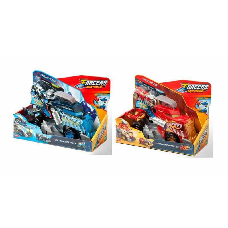 Camion Porta-veicoli Magicbox Launcher Truck T-Racers Mix 'N Race 10 x 16,8 x 22,5 cm Macchina