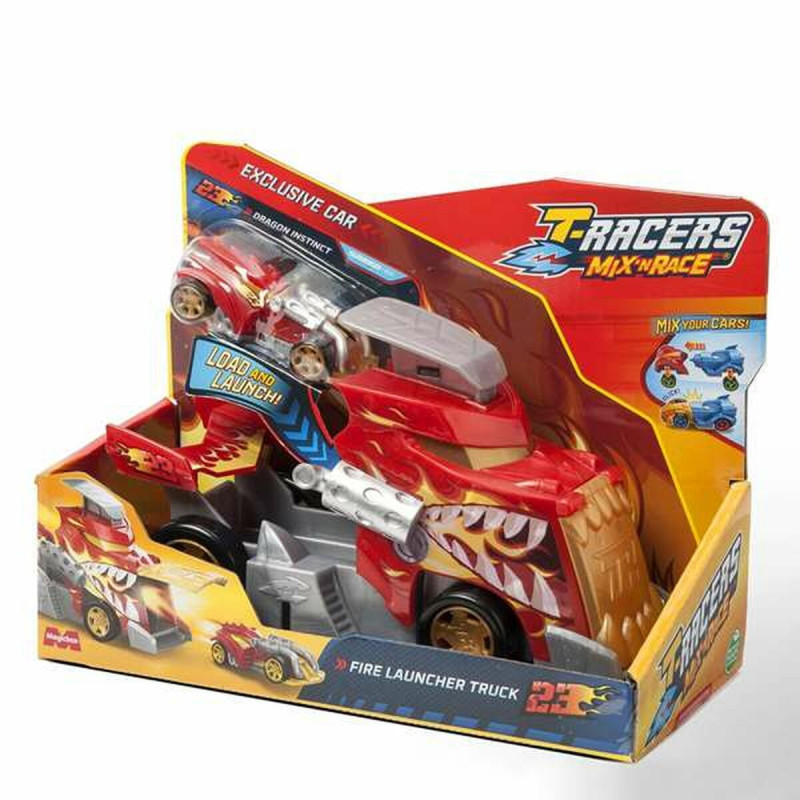 Camion Porta-veicoli Magicbox Launcher Truck T-Racers Mix 'N Race 10 x 16,8 x 22,5 cm Macchina