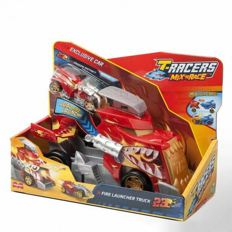Camion Porta-veicoli Magicbox Launcher Truck T-Racers Mix 'N Race 10 x 16,8 x 22,5 cm Macchina