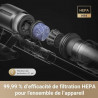 Dreame Aspirador Escoba sem Fios Z30 850 W bateria 0,6 L filtro HEPA preto