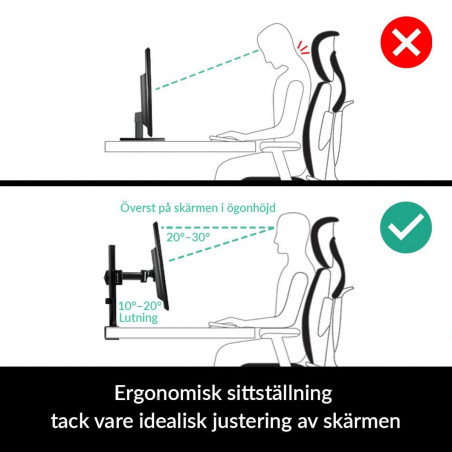 Bildschirm-Träger für den Tisch Arctic AEMNT00039A 32" 13"