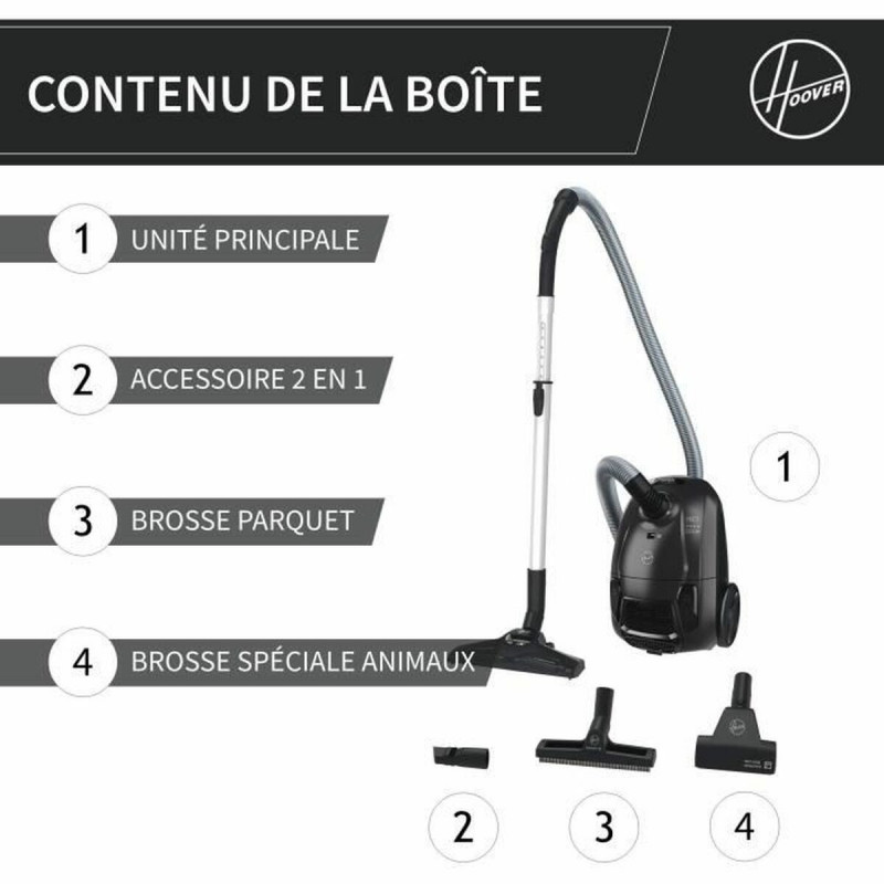 Aspirador Hoover HE120PET 011 Preto Cinzento 700 W