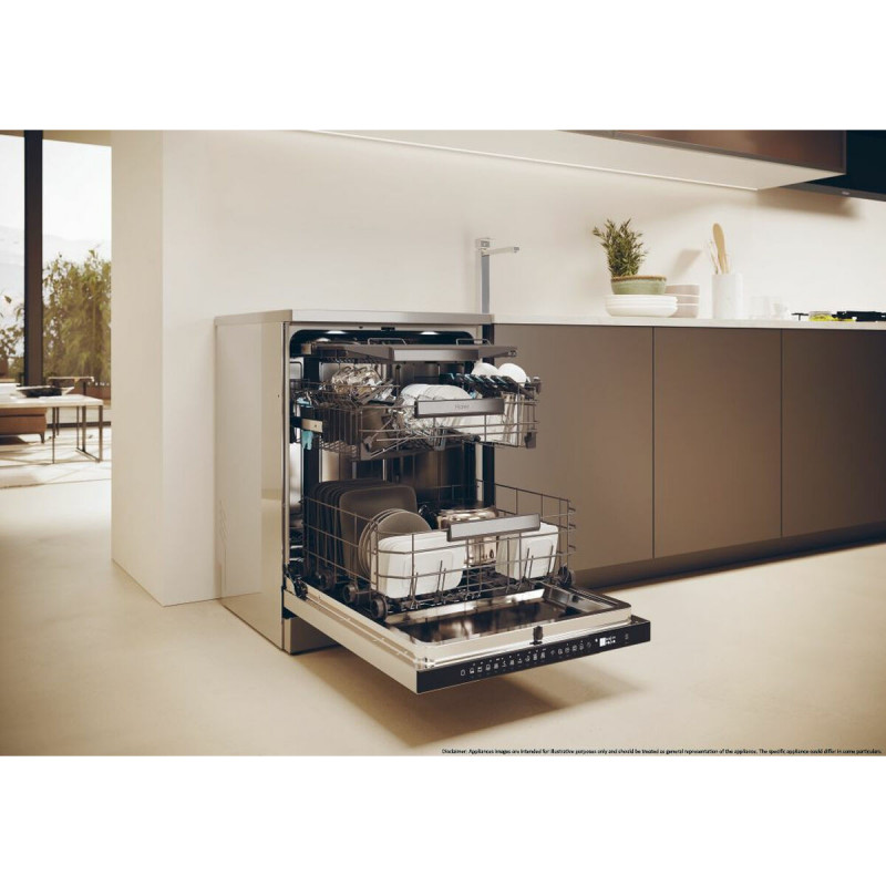 Geschirrspüler Haier XF6B2M3PX 60 cm