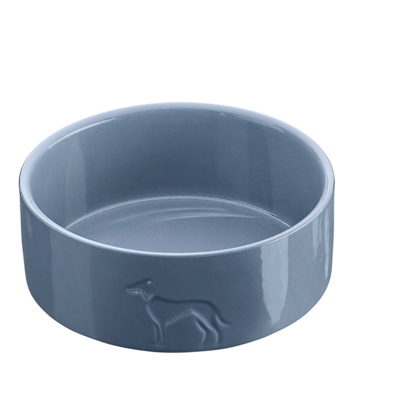 Dog Feeder Hunter OSBY GLAZED Blue Ceramic 2,5 L