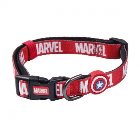 Dog collar Marvel Red S/M
