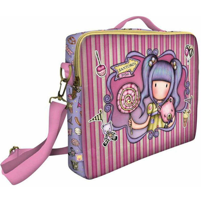 Laptop Case Gorjuss First prize Lilac Shoulder Bag