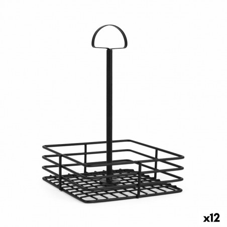 Saucenschüssel My Bar 15 x 15 x 22 cm Schwarz (12 Stück)