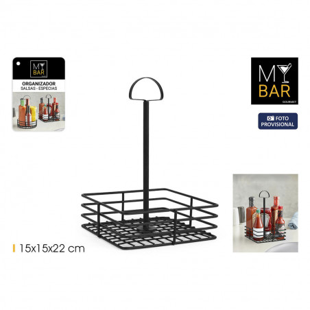 Sauce Boat My Bar 15 x 15 x 22 cm Black (12 Units)