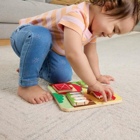 Baby-Spielzeug Mattel 20 x 20 x 1,91 cm tiere