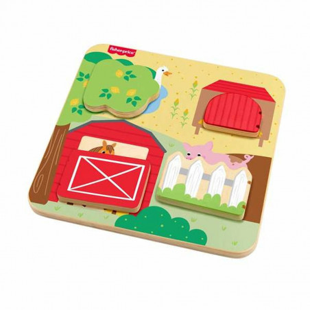 Baby-Spielzeug Mattel 20 x 20 x 1,91 cm tiere