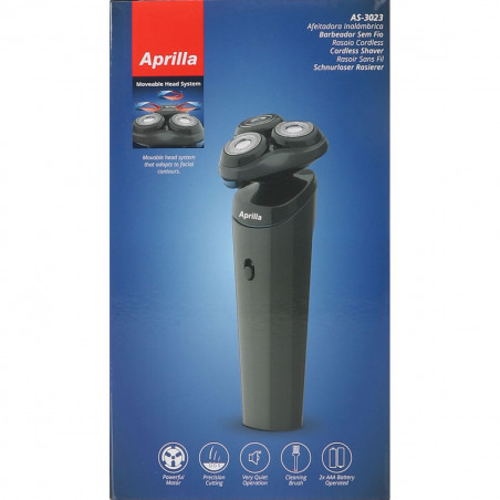 Barbeador elétrico Aprilla Preto (6 Unidades)