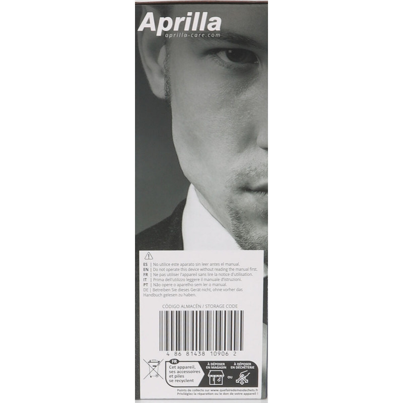 Rasoio elettrico Aprilla Nero (6 Unità)