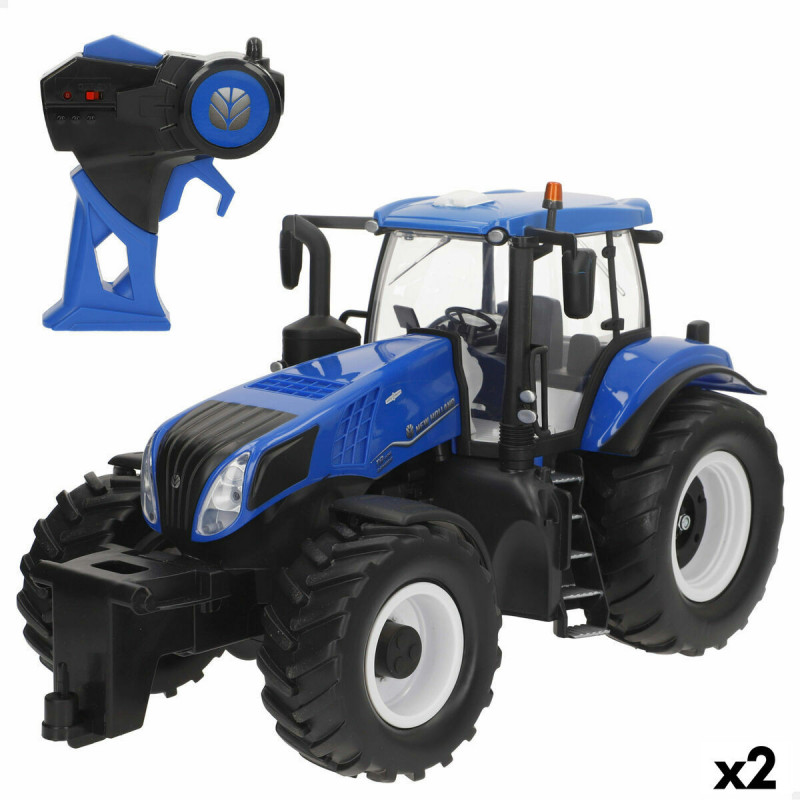Voiture Télécommandée New Holland 37 x 21 x 18 cm (2 Unités)