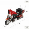 Motocyclette Harley-Davidson Electra Glide 1:12