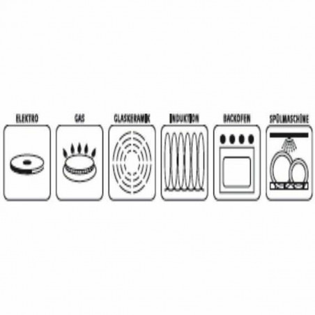 Cacerola Con Tapa GSW Negro Acero Esmaltado