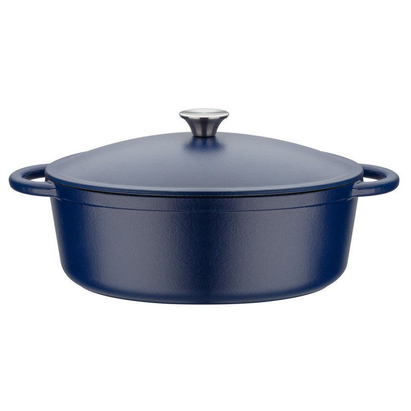 Casserole with lid GSW 717328 Blue Stainless steel
