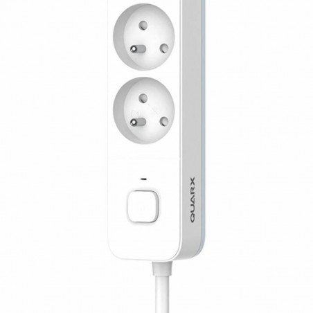Multiprise 5 Prises avec Interrupteur QUARX (3 m)