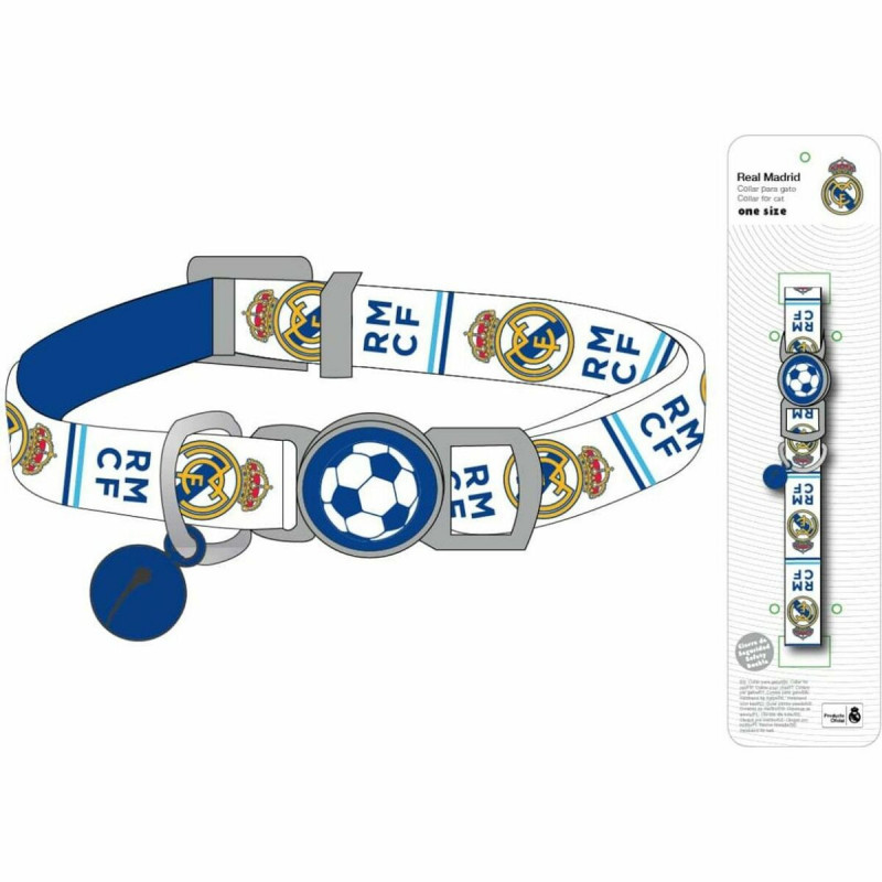 Coleira para Cães Real Madrid C.F. Azul