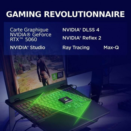 Ordinateur Portable Lenovo Legion 5 15IRX10 AZERTY 15,6" Intel Core i7-1360P 32 GB RAM 512 GB geforce rtx 5060
