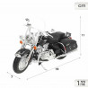 Motocicleta Harley-Davidson Road King 1:12