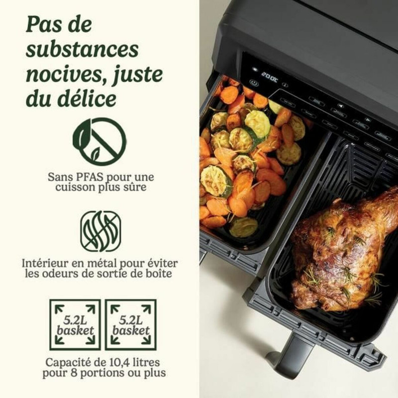 Freidora de Aire Cuisinart Negro 2400 W