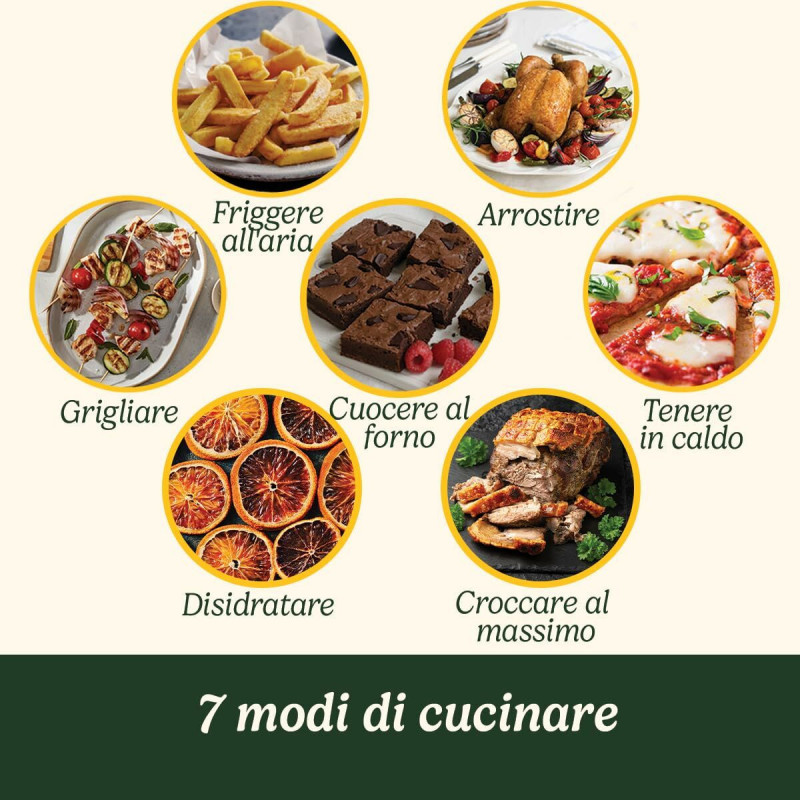 Friggitrice ad Aria Cuisinart Nero 2400 W