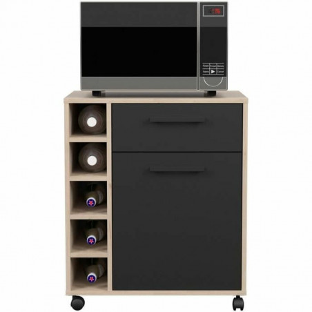 Mobile da cucina Parisot Nero Rovere 60 x 40,3 x 71 cm