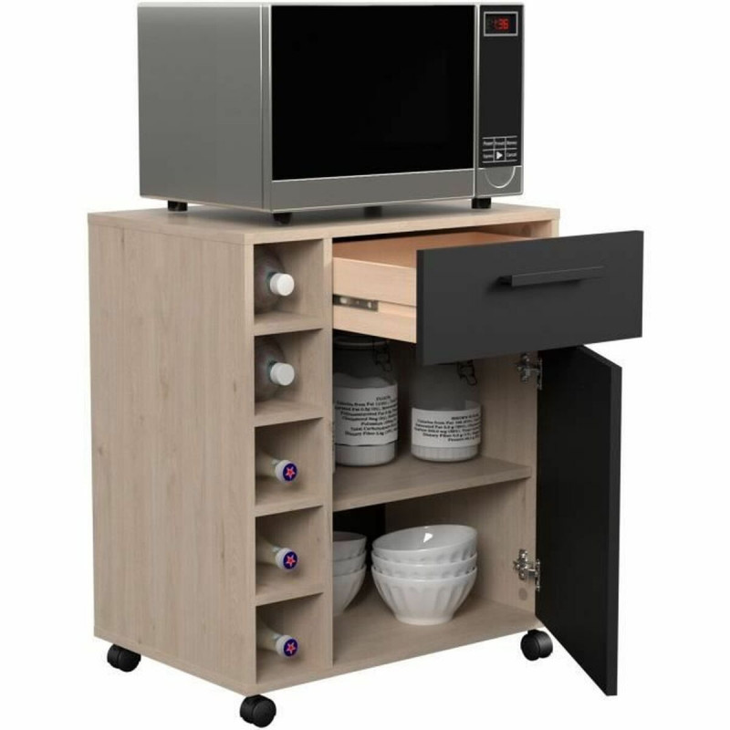 Mobile da cucina Parisot Nero Rovere 60 x 40,3 x 71 cm