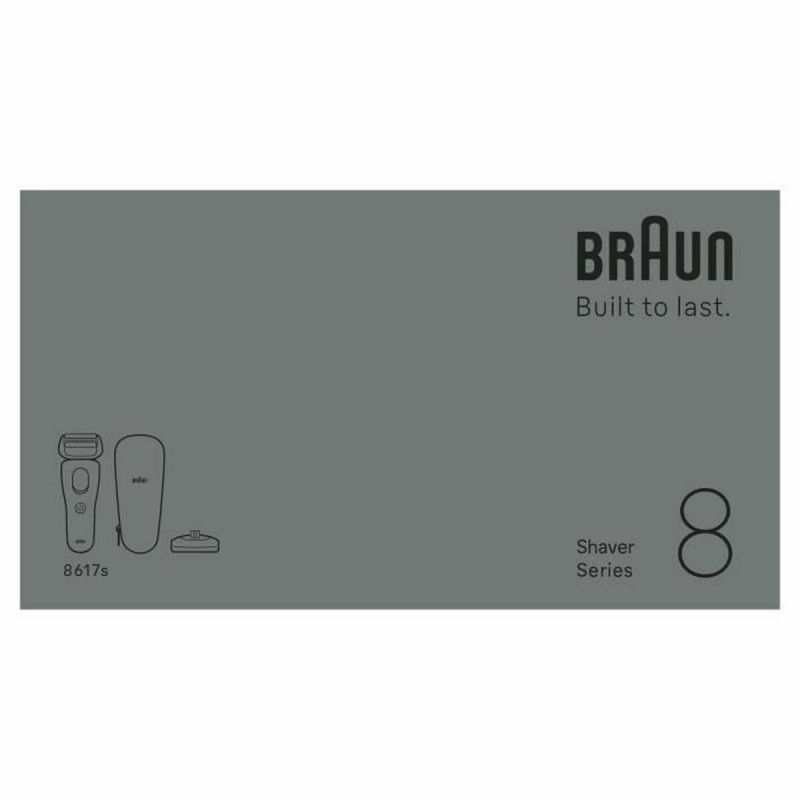 Barbeador elétrico Braun Series 8 8617S