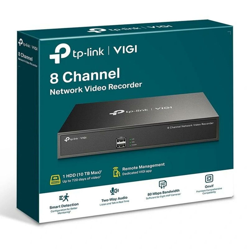 Video Grabador en Red TP-Link VIGI NVR1008H