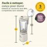 Bol mixeur Cuisinart PBL100E Blast&Go 120 W Blanc 500 ml