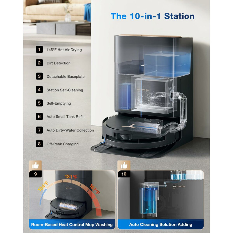 Roboterstaubsauger ECOVACS X9 PRO OMNI