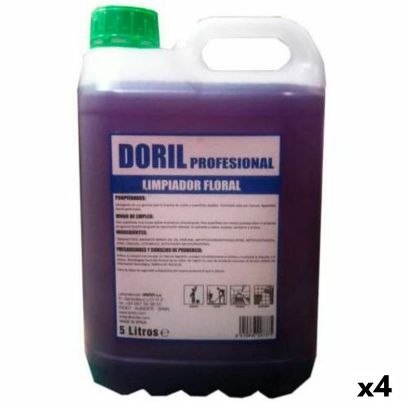 Floor Cleaner VINFER Doril 5 L (4 Units)