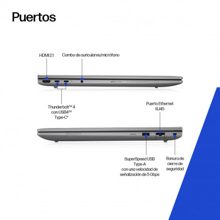 Laptop HP ZBOOK 8 G1I 16 U9-285H 16" 8 GB RAM 1 TB SSD