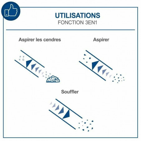 Aspirador de Cinzas Scheppach Preto 1300 W 20 L