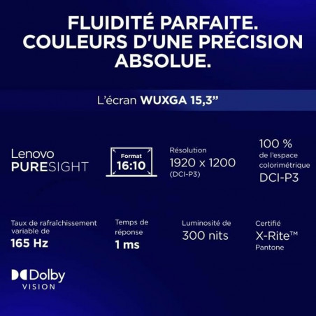 Ordinateur Portable Lenovo 15,3" 32 GB RAM 512 GB SSD