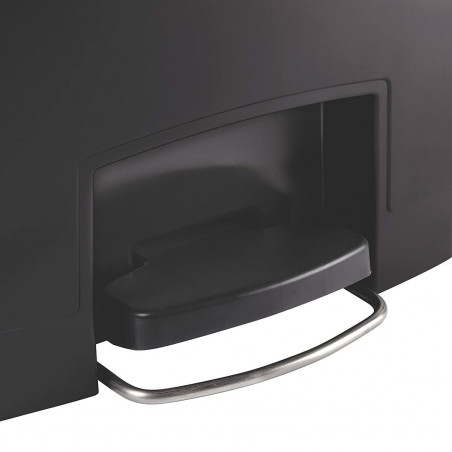 Secchio per la Spazzatura Rubbermaid TAPA BASCULANTE Bianco Nero Plastica 25 L