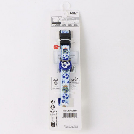 Dog collar Real Madrid C.F. Blue